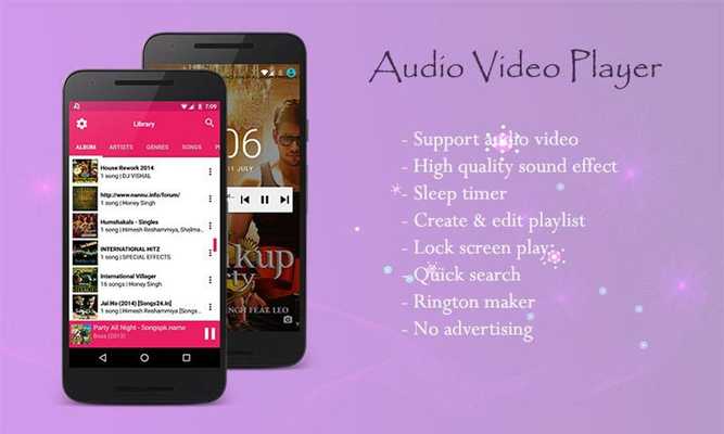 Emulate Android APK Audio Video Music Player [Free, No Ads]